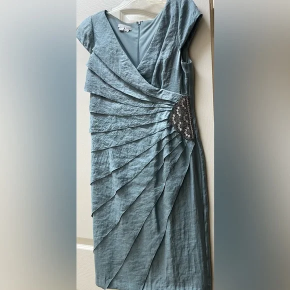 london times metallic dress London Times T3719M